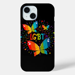 Coque Pour iPhone 15 La fierté papillon L'amour est l'amour Sensibilisa