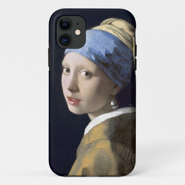 Coques Case-Mate iPhone La Fille Avec La Perle Écoutant (Dos)