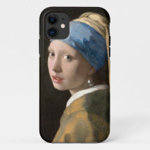 La fille de Vermeer avec une oreille perle