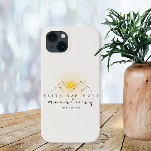 Case-Mate iPhone Case La foi chrétienne se lève derrière les montagnes