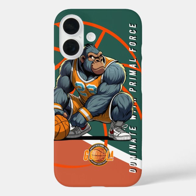 Coques Case-Mate iPhone La force primordiale du Basketball (Verso)
