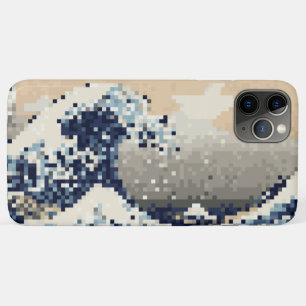 Etui iPhone Case-Mate La Grande vague au large de Kanagawa 8 bits Pixel