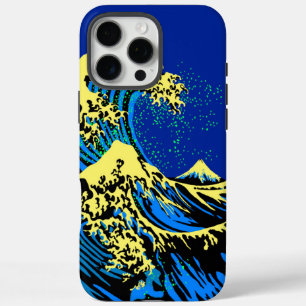 Coques iPhone 16 Pro Max La grande vague de Hokusai dans le style Pop Vibra