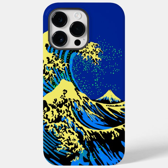 Coques Case-Mate iPhone La grande vague Hokusai en style pop art (Verso)