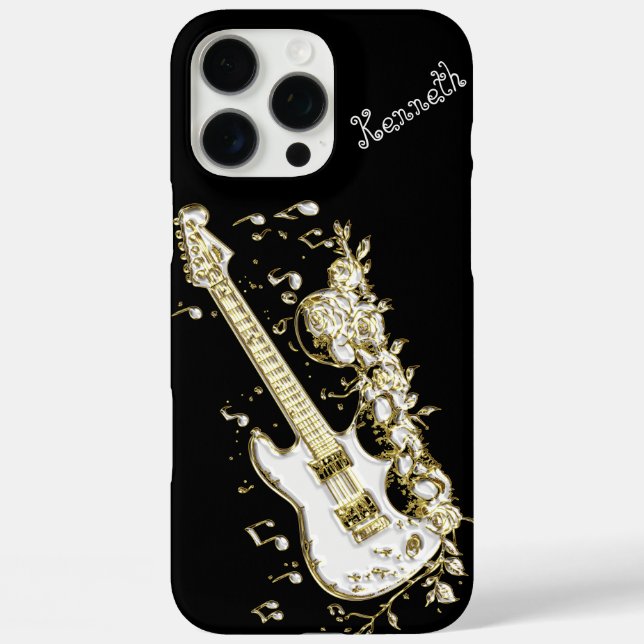 Coques Case-Mate iPhone La guitare chatoyante Joue Symphonie d'or (Verso)