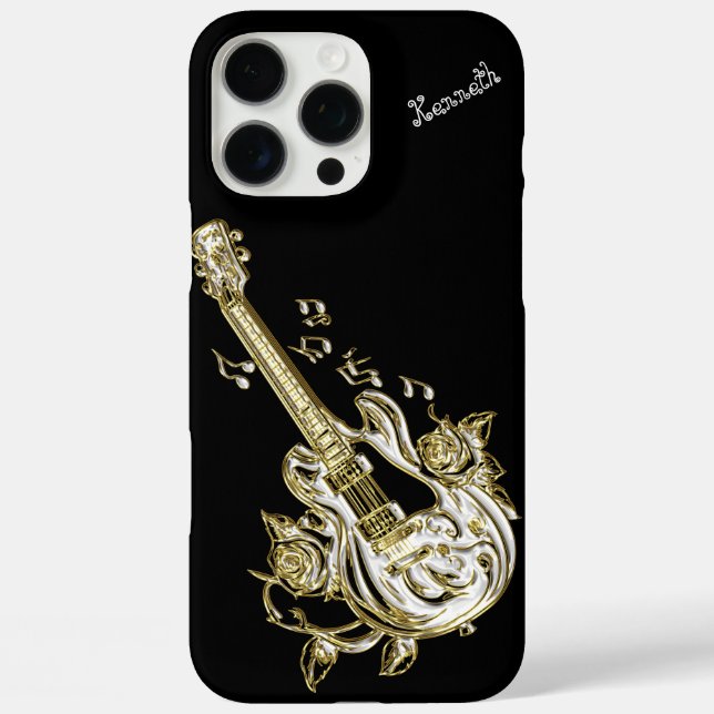 Coques Case-Mate iPhone La Guitare D'Or Crée Une Harmonie Radieuse (Verso)