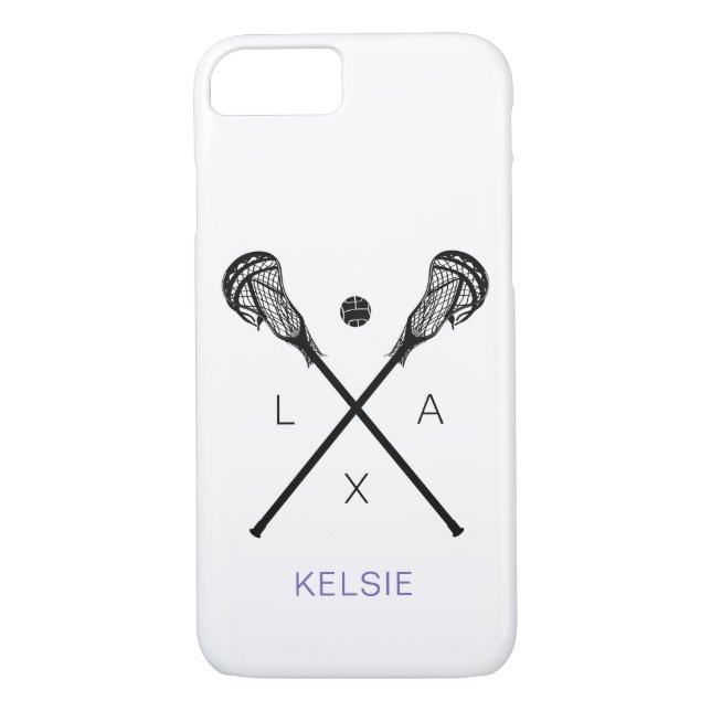 Coques Case-Mate iPhone La lacrosse des femmes colle LAX (Dos)