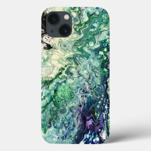 Case-Mate iPhone Case La Laguna peinture bleu turquoise blanc noir