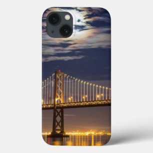 Coques Pour iPhone La lever de la lune ce soir au-dessus du pont de