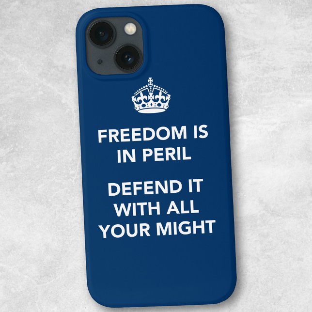 Coques Case-Mate iPhone La liberté est en péril (Créateur téléchargé)