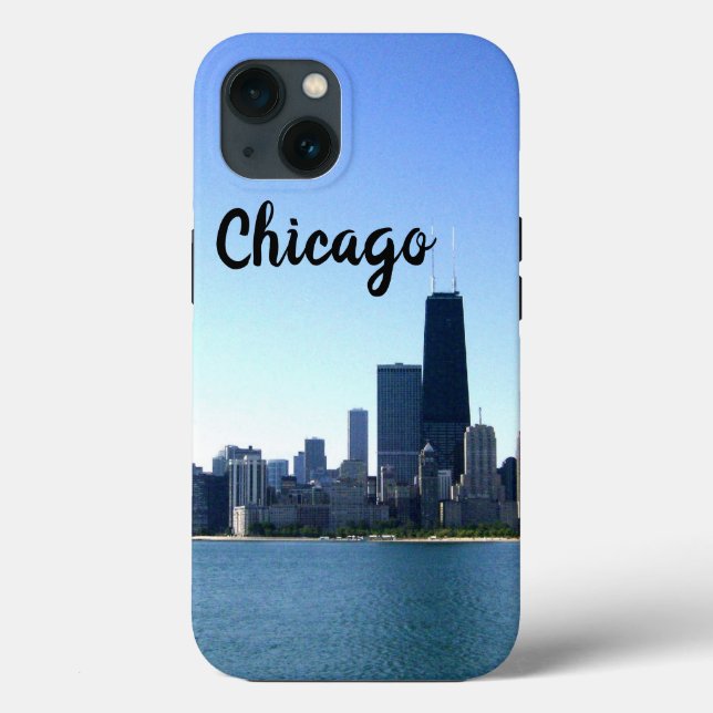 Coques Case-Mate iPhone La ligne aérienne de Chicago (Verso)