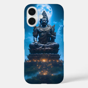 Coque Pour iPhone 16 La Lumière de la Pleine Lune du Bouddha