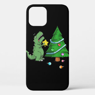 Case-Mate iPhone Case La lutte est vrai Dinosaure Noël Arbre de Noël Sta