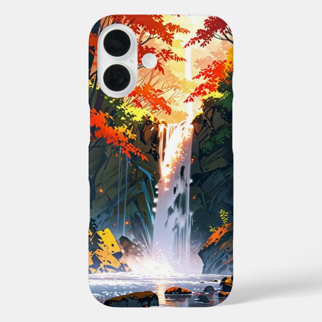 Coques Case-Mate iPhone La magie des chutes d'eau d'automne (Verso)