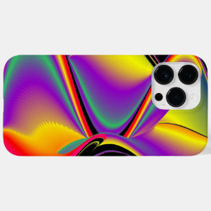 Coque Pour Pour iPhone 14 Pro Max La magie des couleurs Abstrait Rainbowart 3D