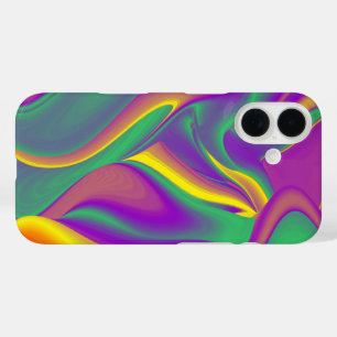Coque Pour iPhone 16 La magie des couleurs Abstrait Rainbowart 3D