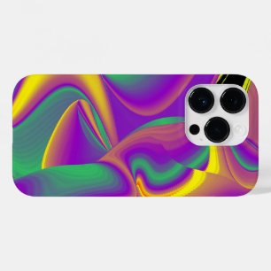 Coque Pour iPhone 14 Pro La magie des couleurs Abstrait Rainbowart 3D