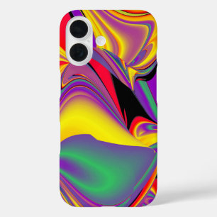 Coque Pour iPhone 16 La magie des couleurs Abstrait Rainbowart 3D