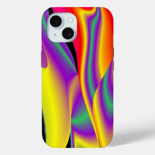 Coque Pour iPhone 15 La magie des couleurs Abstrait Rainbowart 3D
