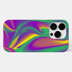 Coque Pour iPhone 14 Pro La magie des couleurs Abstrait Rainbowart 3D