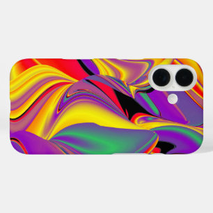 Coque Pour iPhone 16 La magie des couleurs Abstrait Rainbowart 3D