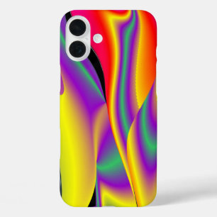 Coques iPhone 16 Plus La magie des couleurs Abstrait Rainbowart 3D
