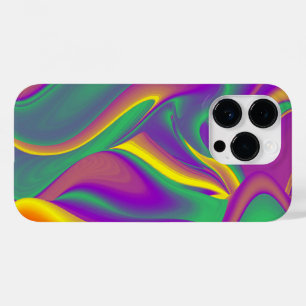Coque Pour iPhone 14 Pro La magie des couleurs Abstrait Rainbowart 3D
