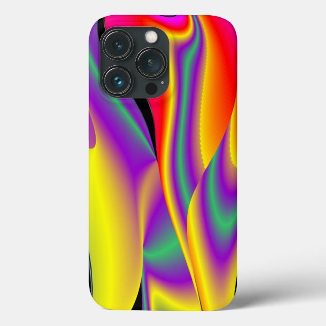 Coques Case-Mate iPhone La magie des couleurs Abstrait Rainbowart 3D (Verso)