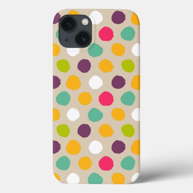 Coques Case-Mate iPhone La Main-Drawn polka (Verso)