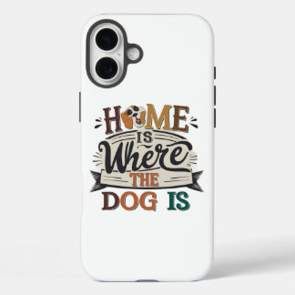 Coques iPhone 16 Plus La maison est Chiens