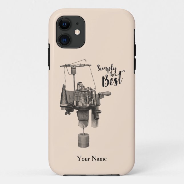 Coques Case-Mate iPhone La meilleure machine à Tricot circulaire (Dos)