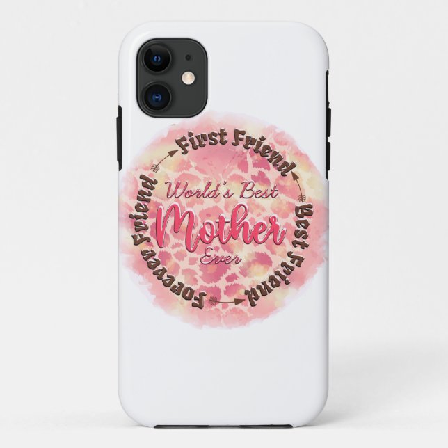 Coques Case-Mate iPhone La meilleure mère du monde (Dos)