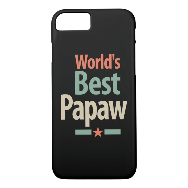 Coques Case-Mate iPhone La meilleure papaye du monde | Cadeau Père (Dos)