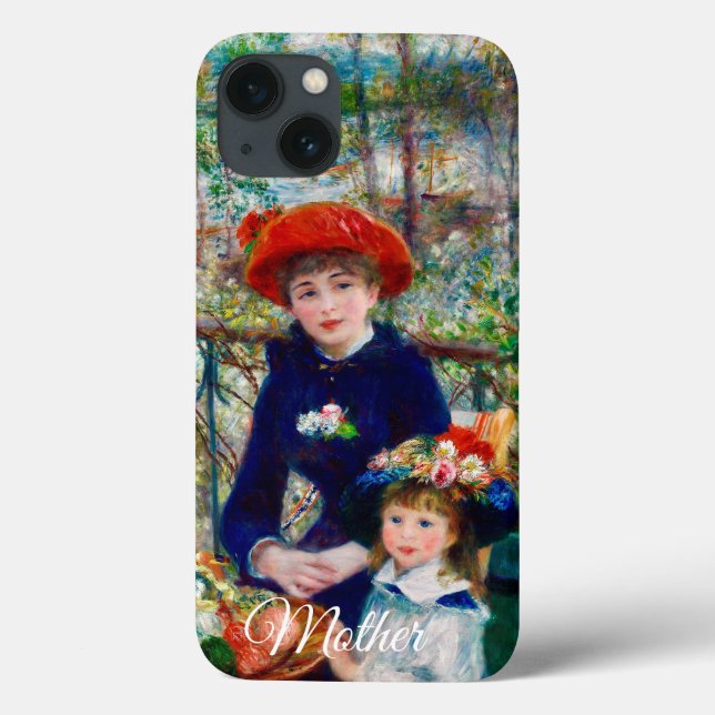 Coques Case-Mate iPhone La mère et l'enfant de Renoir (Verso)