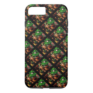 Coques Pour iPhone La mode florale de fleurs a couvert de tuiles le