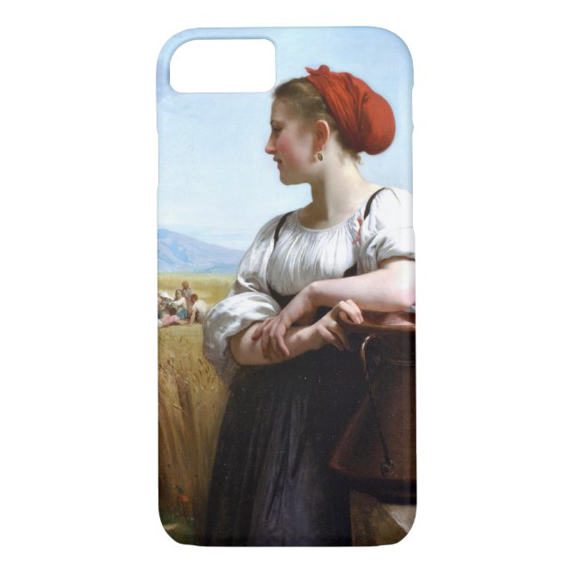 Coques Case-Mate iPhone La moissonneuse 1868 William Adolphe Bouguereau (Dos)