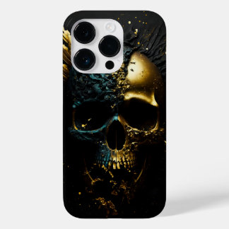 Coque Pour iPhone 14 Pro La Mort de Gothik en noir et or