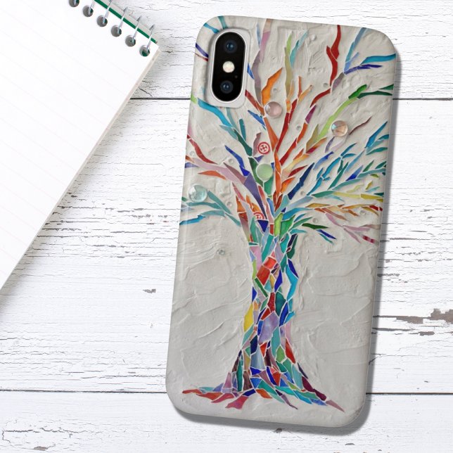 Coques Case-Mate iPhone La mosaïque de l'arbre de vie (Créateur téléchargé)