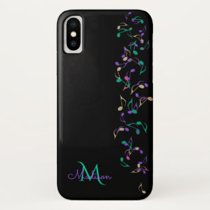 Coque Case-Mate Pour iPhone La musique de cascade note le cas de l'iPhone X de