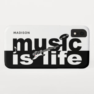 Case-Mate iPhone Case La musique est des cas nommés faits sur commande