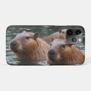 Case-Mate iPhone Case La Nage Des Capybaras Dans La Rivière,
