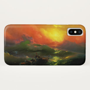 Case-Mate iPhone Case La Neuvième Vague (Mer orageuse avec coucher de so