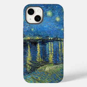 Coque Pour iPhone 14 La nuit étoilée de Vincent van Gogh sur le Rhône