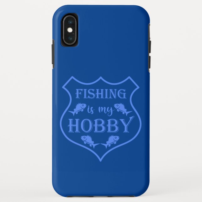 Coques Case-Mate iPhone La pêche est ma citation de bouclier de loisir sur (Dos)