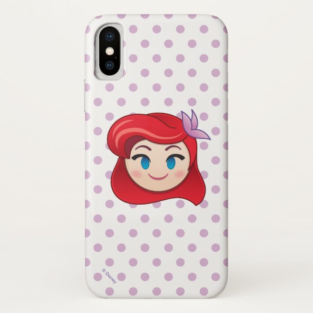 Coques Case-Mate iPhone La Petite Mermeuse Emoji| Princesse Ariel (Dos)