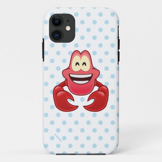 Coques Case-Mate iPhone La Petite Mermeuse Emoji| Sebastian (Dos)