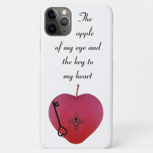Case-Mate iPhone Case La pomme de mon oeil et la clé de mon coeur
