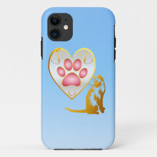 Etui iPhone Case-Mate La propre signature de mon chat sur mon coeur -