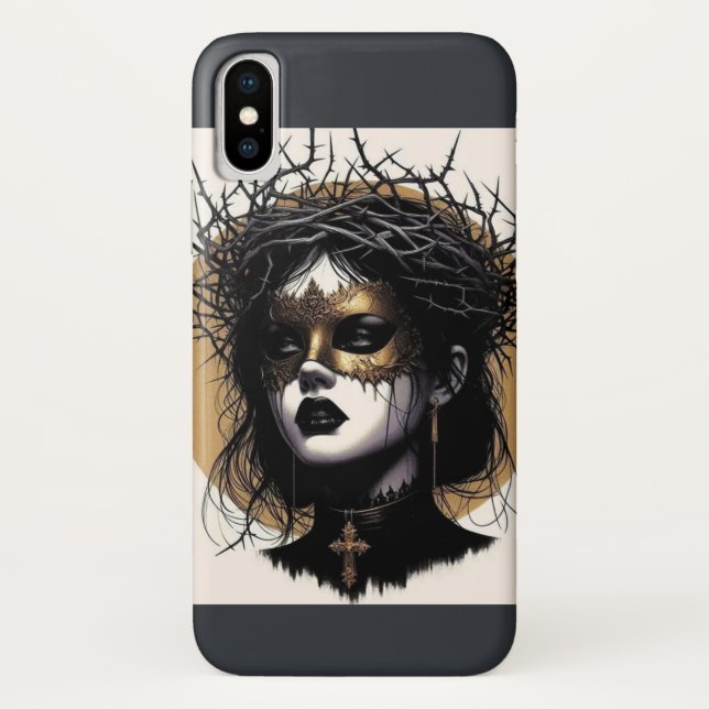 Coques Case-Mate iPhone La religieuse noire (Dos)