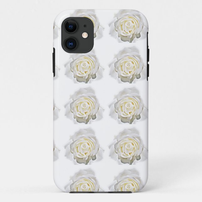 Coques Case-Mate iPhone La Rose Blanche de l'Amour_ (Dos)